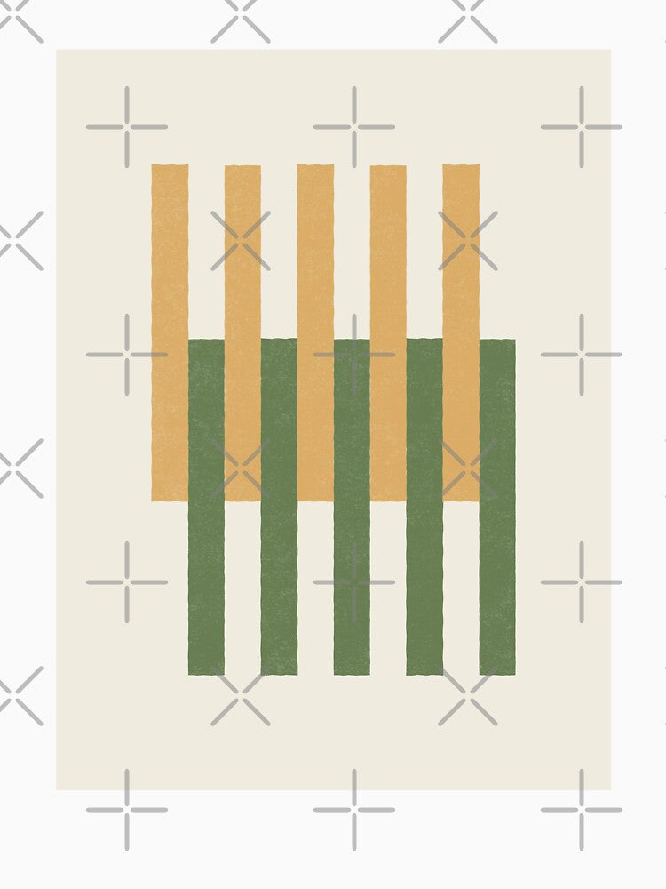Lines Aligned - Yellow Green by moonlightprint