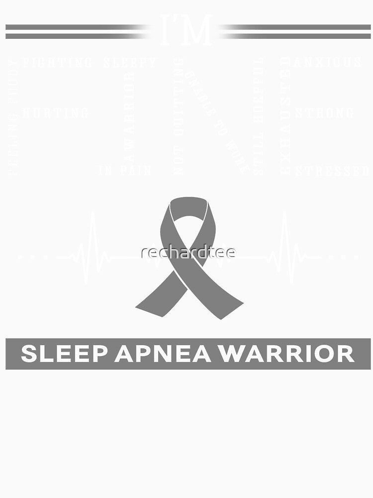 I'm Fine Sleep Apnea Warrior Support Sleep Apnea Awareness Gifts by rechardtee Unisex , , , Long Sleeve Tee