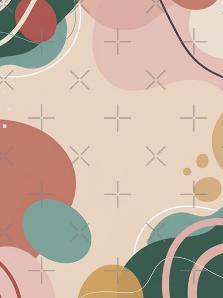 "Abstract Mid Century Modern Shapes Pattern" !!! poster by anandsiva2703