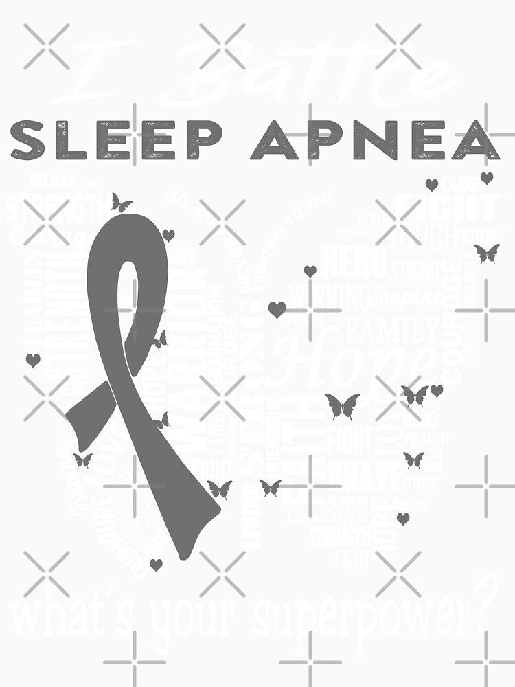 Sleep Apnea Warrior - I Battle Sleep Apnea What is your Superpower? by KirstybShop Unisex , , , Long Sleeve Tee