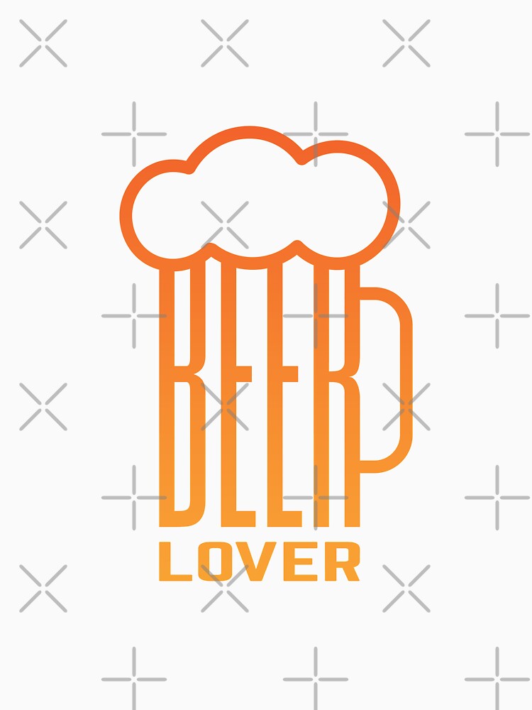 Beer Lover Mug by Byfab Unisex , , , Long Sleeve Tee