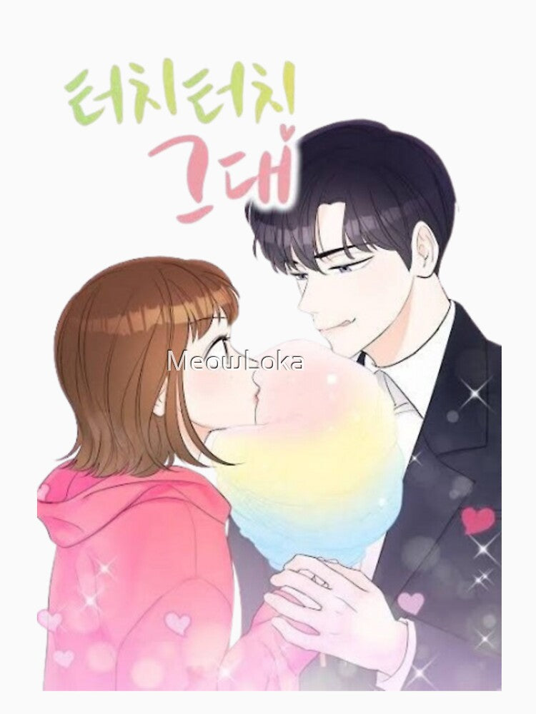 Sweet Anime Romance – Cotton Candy Love Couple by MeowLoka ⭐⭐⭐⭐ Unisex , , , Long Sleeve Tee