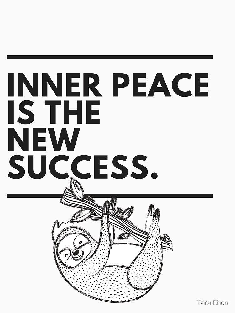 Inner Peace is the new success by Tara Choo