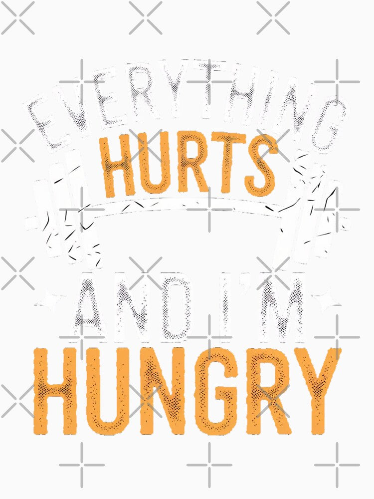 Gym Meme hungry by CandyVenom Unisex , , , Long Sleeve Tee