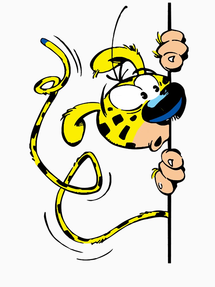 Marsupilami blue wall Gaston Lagaffe Movie Cartoon Color Big Ben Classic by oritoor58392 Unisex , , , Long Sleeve Tee