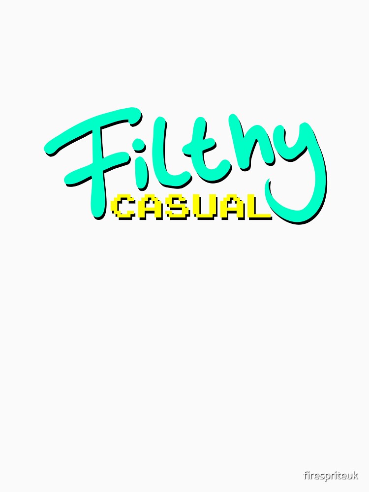 Filthy Casual by firespriteuk Unisex , , , Long Sleeve Tee