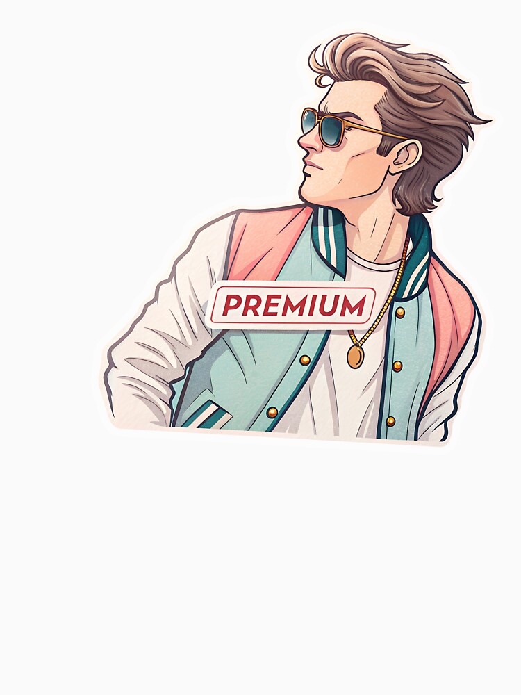 Cool dude png by AhArtMe Unisex , , , Long Sleeve Tee
