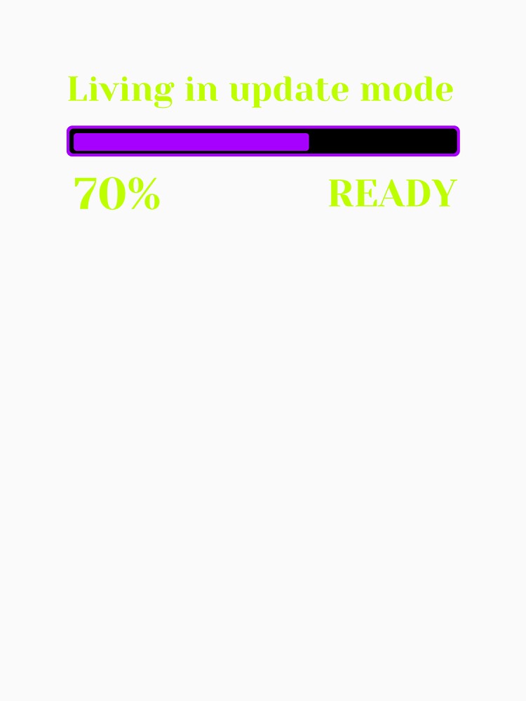 Living In Update Mode by JokeAndStyle Unisex , , , Long Sleeve Tee