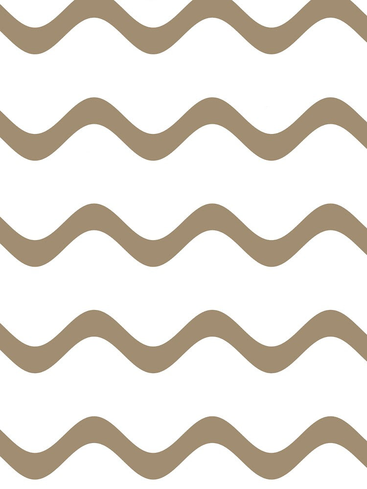 Brown and White Rippled Horizontal Stripe Pattern Pairs DE 2022 Trending Color Tuscan Mosaic DE6208 by ColorOfTheYears