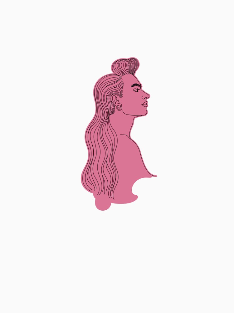 Minimalist Female Profile by DylanMeconis