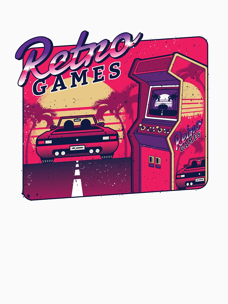Retro Games - 80s Gaming Nostalgia by AaaleXX Unisex , , , Long Sleeve Tee