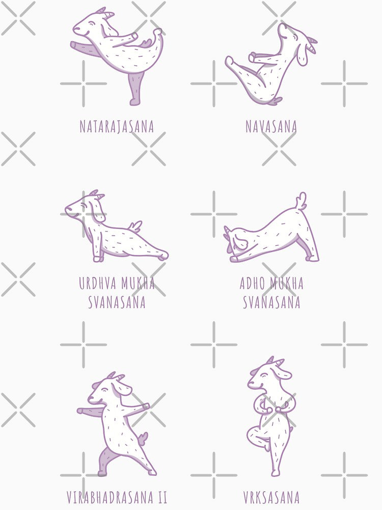 Yoga poses -Goat edition! by Cherko