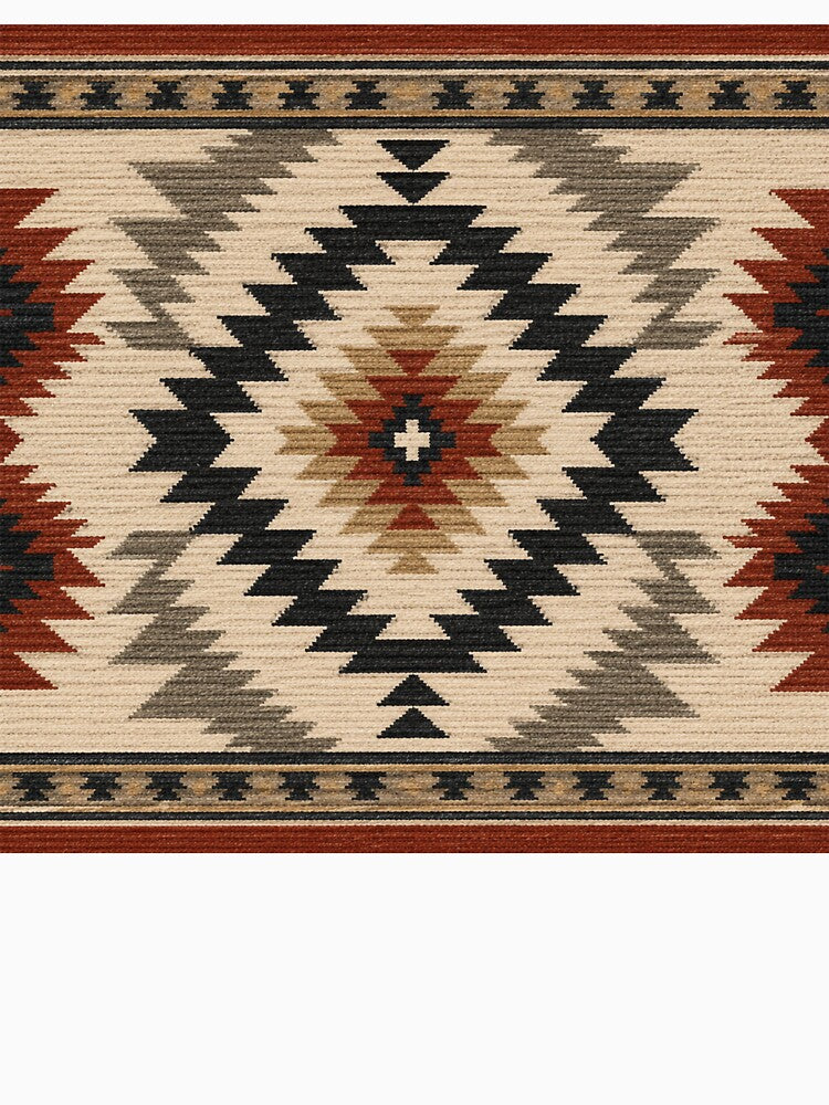 Southwest Geometric Earth Tone Pattern by Owcomm