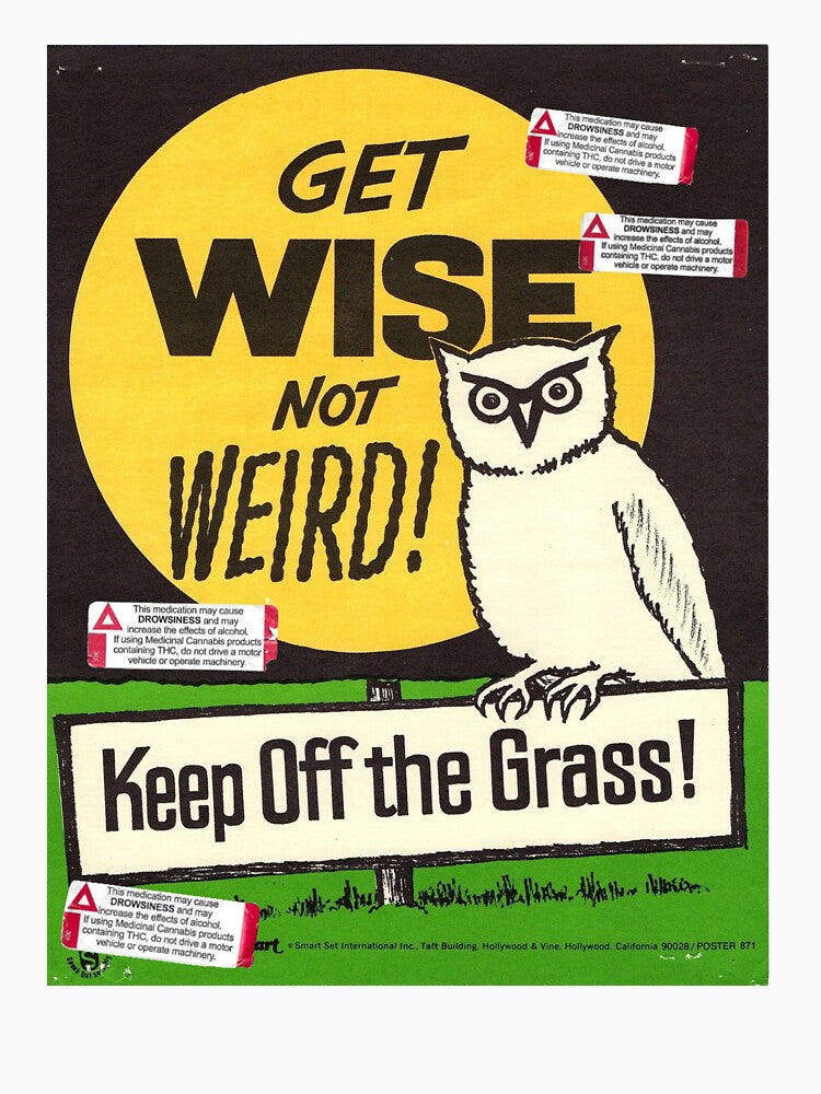 Get wise not weird! by Rain Richardson Unisex , , , Long Sleeve Tee