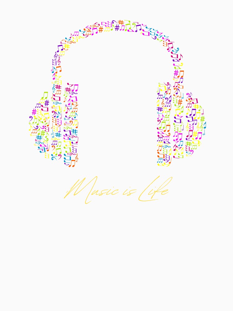 Music is Life by LocalsOnly74 Unisex , , , Long Sleeve Tee