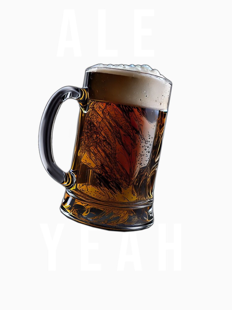 Ale Yeah Beer by bitstudio Unisex , , , Long Sleeve Tee