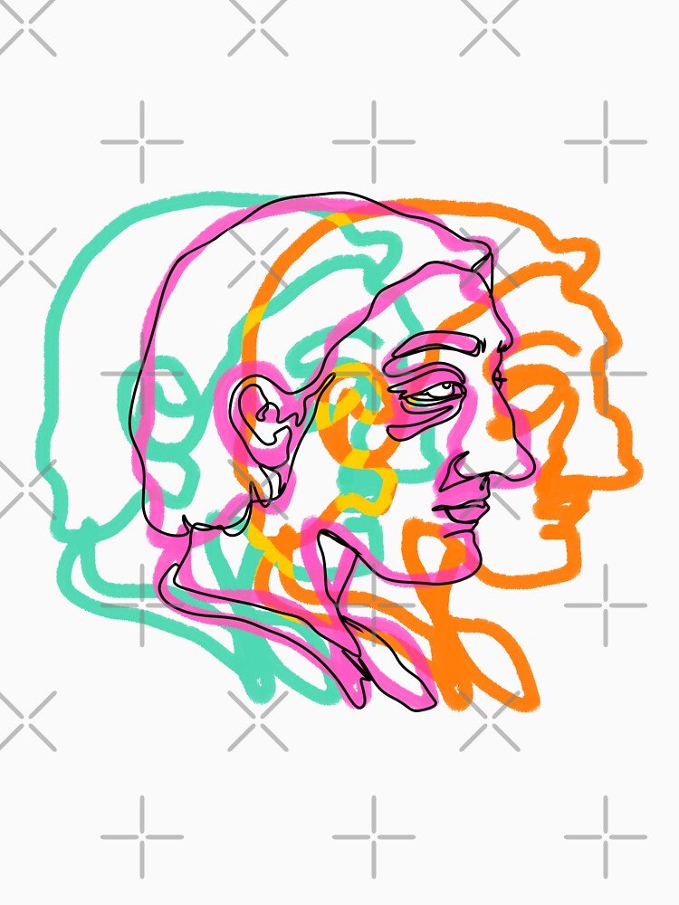 Abstract face by Roses Mond