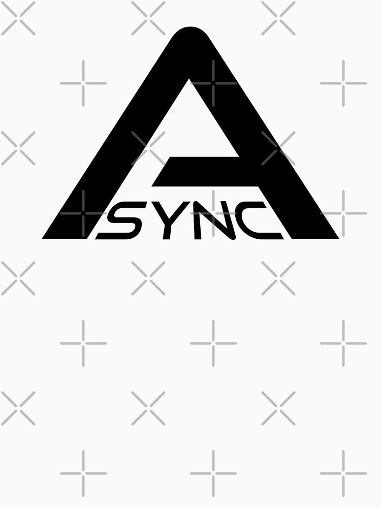 Black Async Research Institute Logo by Flyonthewallcr Unisex , , , Long Sleeve Tee