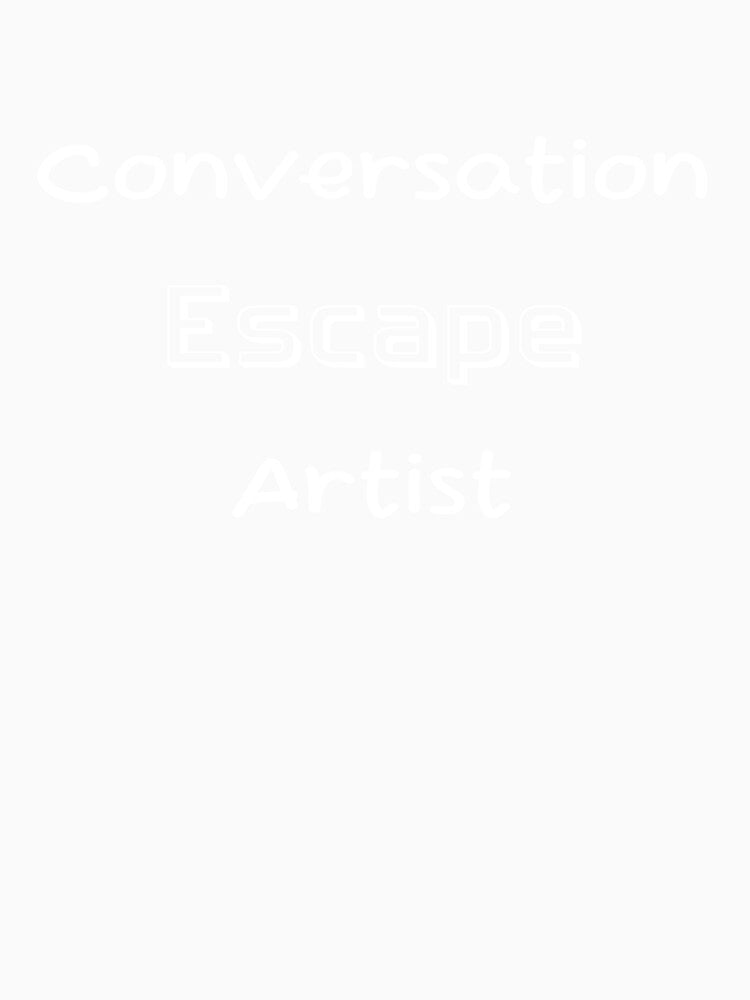 Conversation Escape Artist: Introvert by Lelijo Unisex , , , Long Sleeve Tee