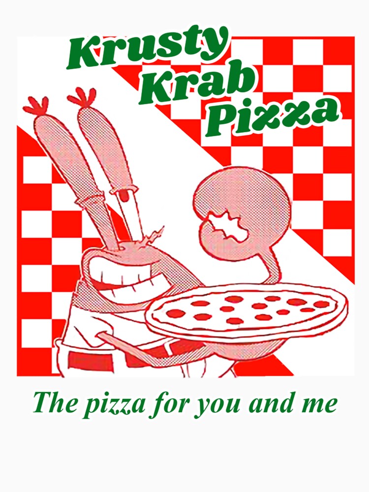 krusty krab pizza by SabineHickey Unisex , , , Long Sleeve Tee