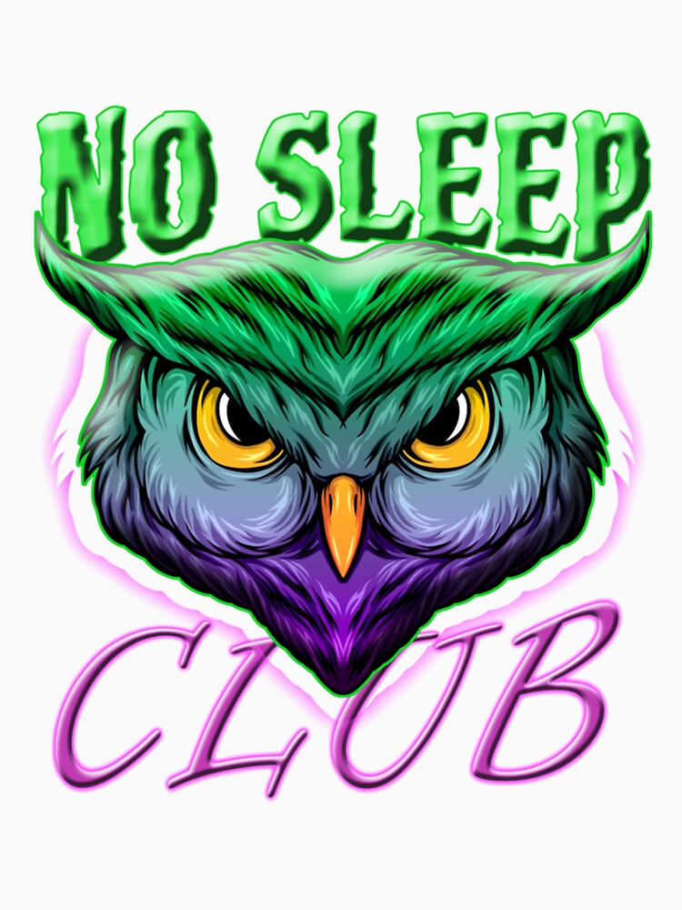 I am member of no sleep club by RGoRebel Unisex , , , Long Sleeve Tee