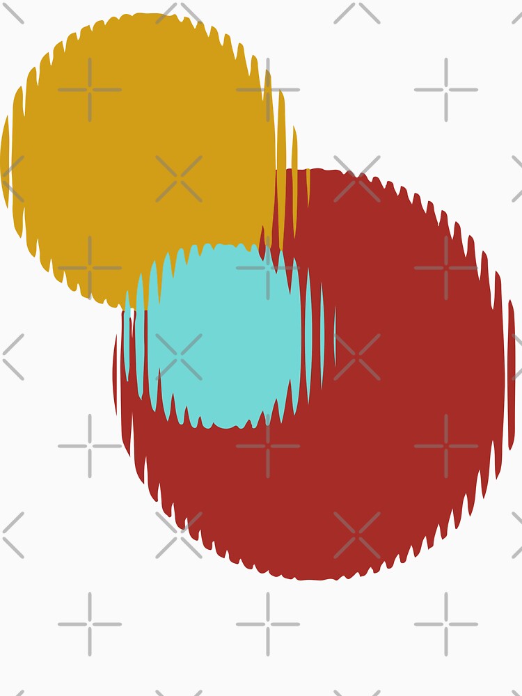 Abstract Overlapping Circles Vibrating Effect  1 by ZorianArt
