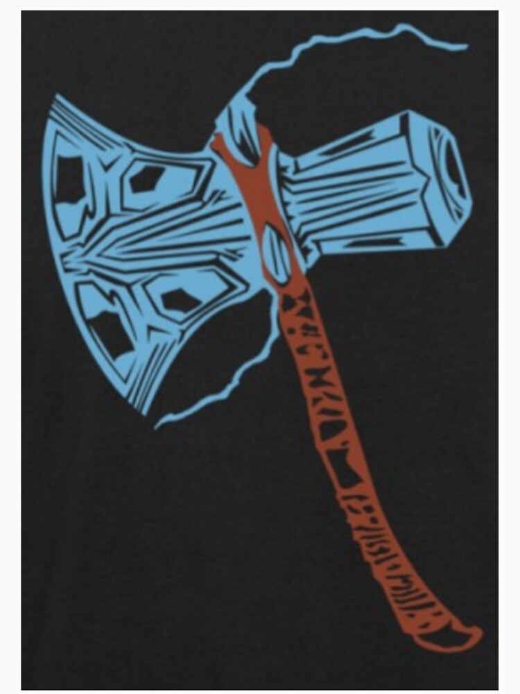 Axe Printed by storeInsight Unisex , , , Long Sleeve Tee