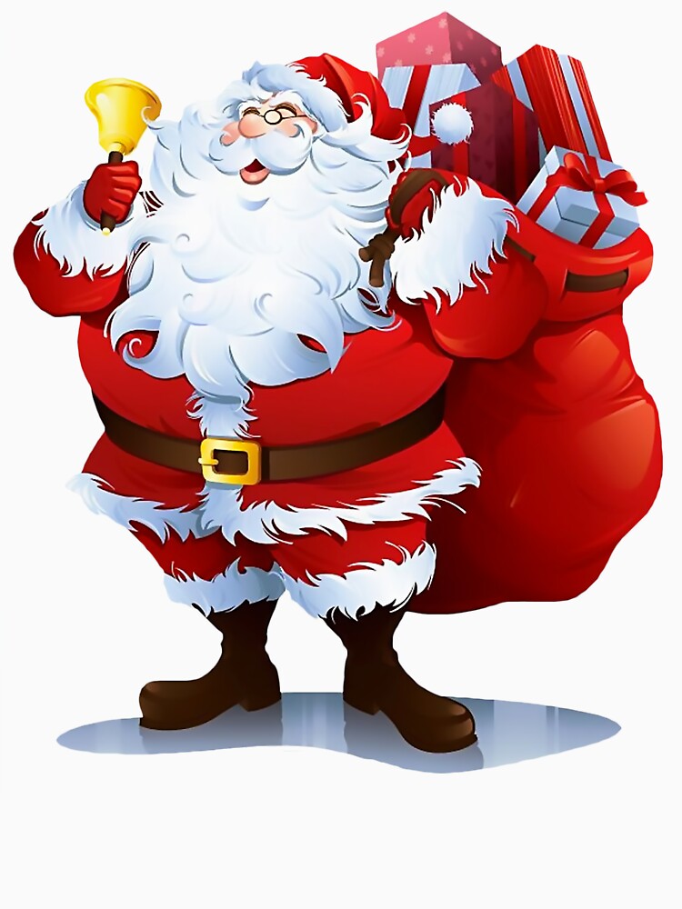 Santa by Fairyjam Unisex , , , Long Sleeve Tee