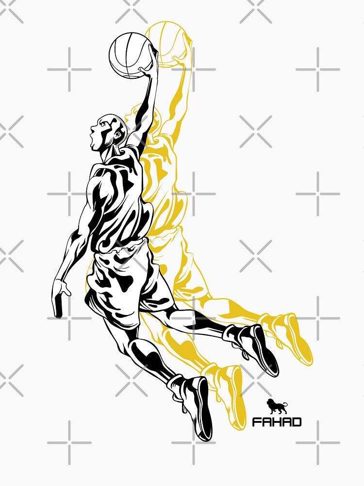 Basketball by Fahad A K Unisex , , , Long Sleeve Tee