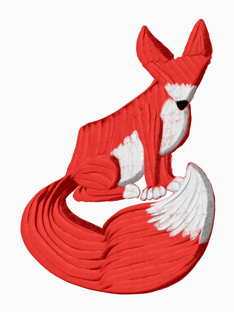 "Cotton Fox" by BriKri Unisex , , , Long Sleeve Tee
