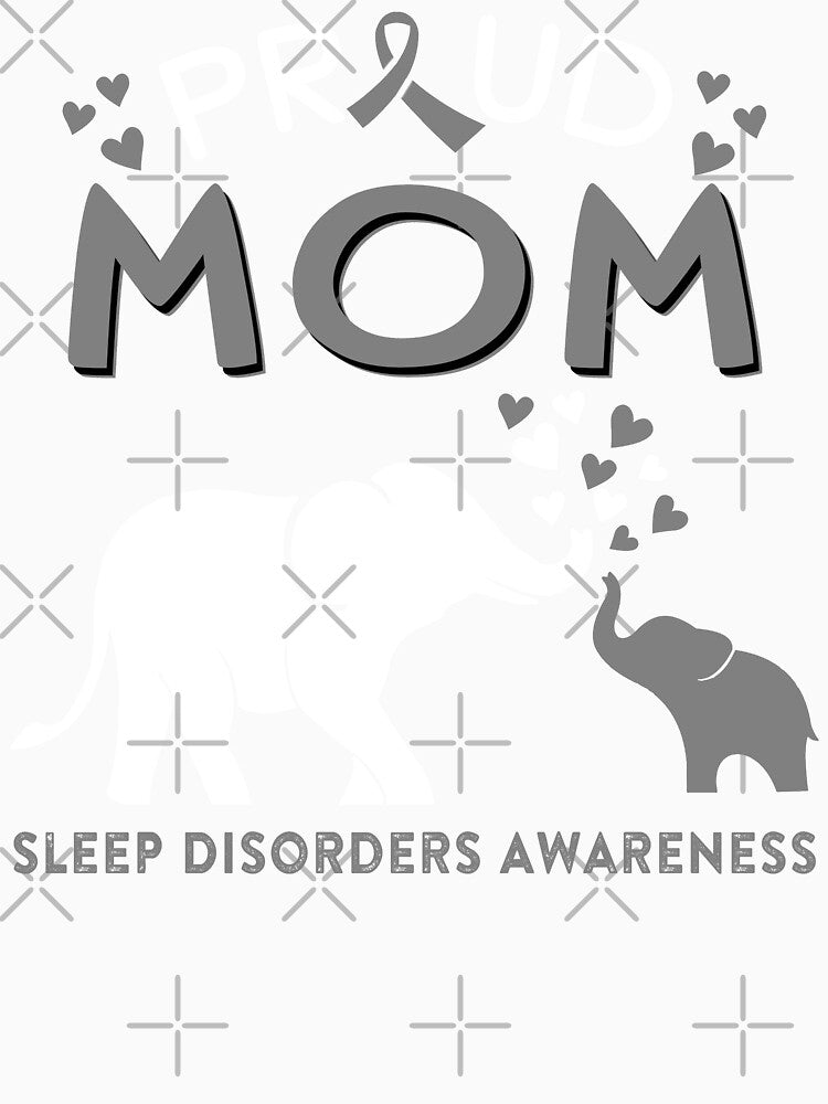 Proud Mom Of A Sleep Disorders Awareness by Adropine Unisex , , , Long Sleeve Tee
