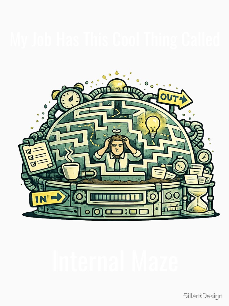 My Job Has This Cool Thing Called Internal Maze – Funny Office Humor Design by SillentDesign