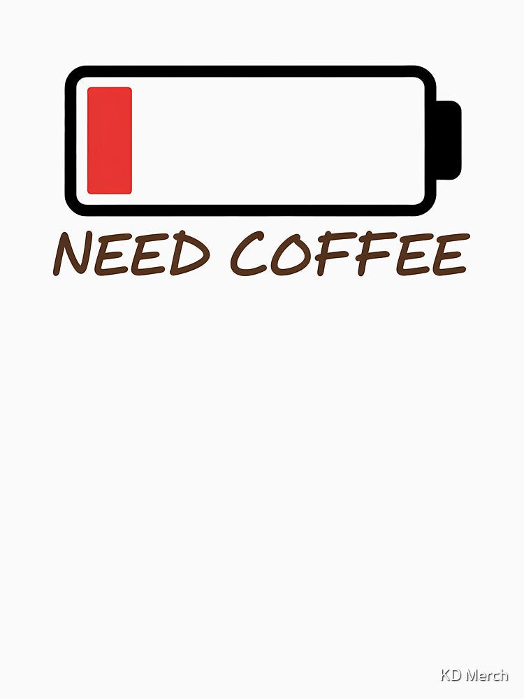 Need Coffee by KD Merch Unisex , , , Long Sleeve Tee