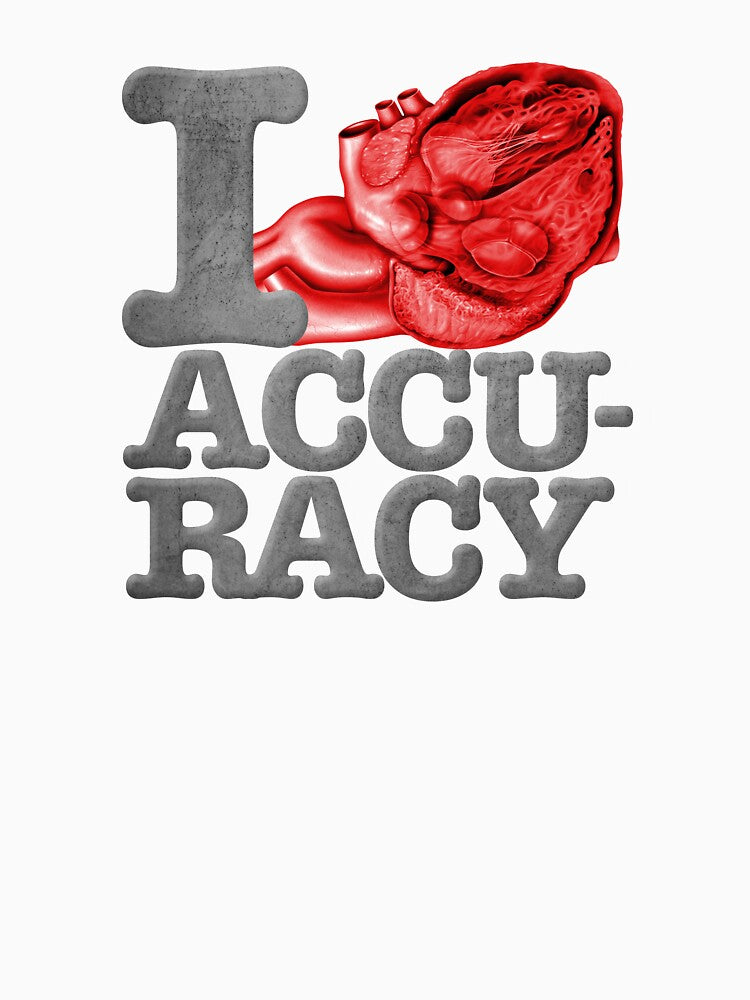 I heart accuracy. v.7 by x1brett Unisex , , , Long Sleeve Tee