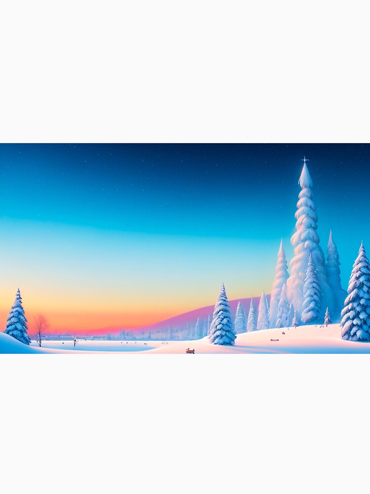 The Angel's Heavenly Snowy Plain by Nathan Z. Unisex , , , Long Sleeve Tee