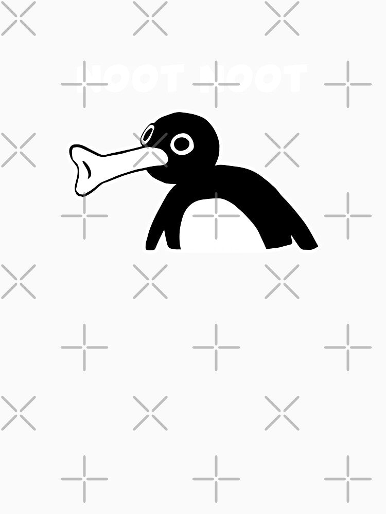 Noot Noot Pingu Meme (Black BG) by FilipeFerreira Unisex , , , Long Sleeve Tee