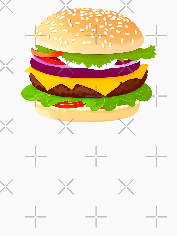 Delicious Burger by Artilize Unisex , , , Long Sleeve Tee