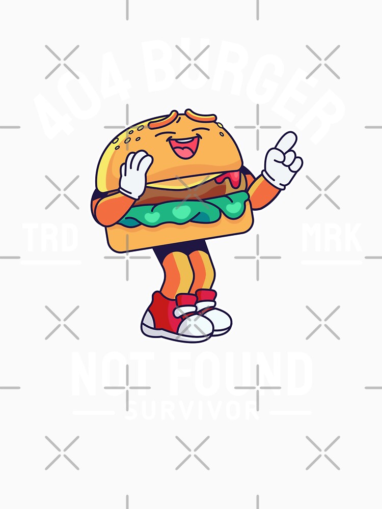 404 burger not found by Peerless-Prime Unisex , , , Long Sleeve Tee