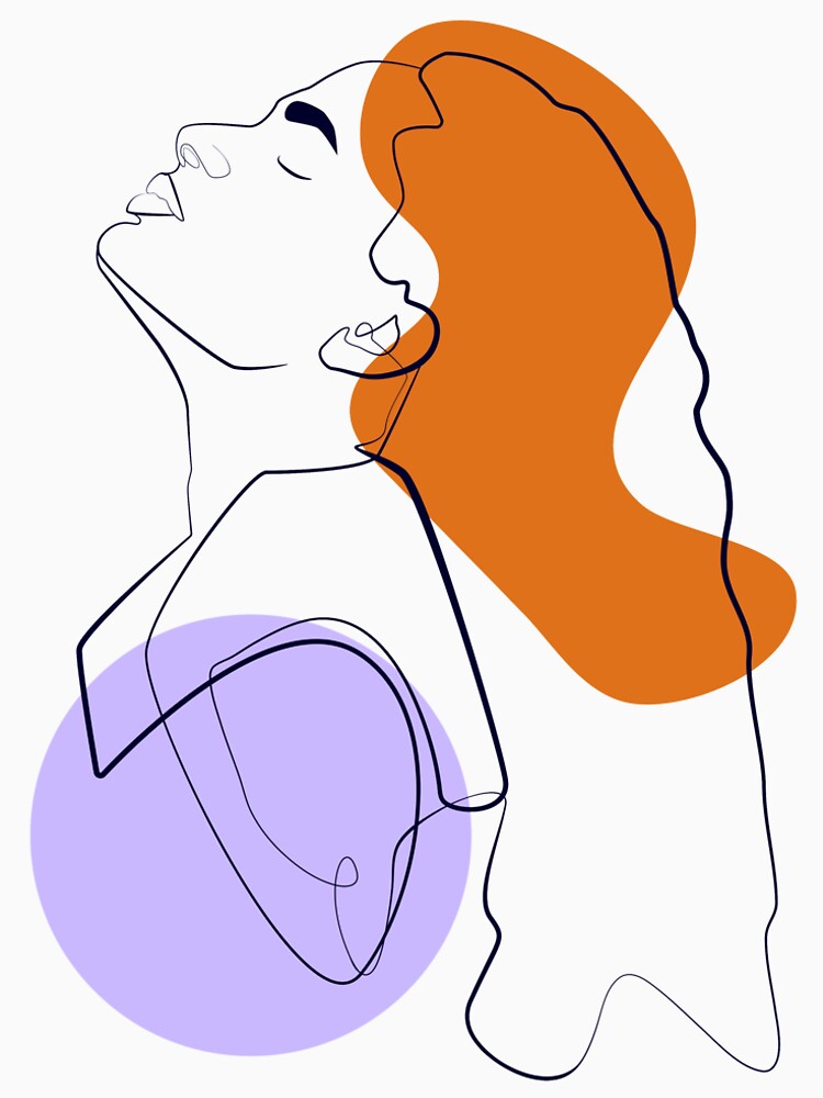 WOMAN PORTRAIT LINE ART by RYM78