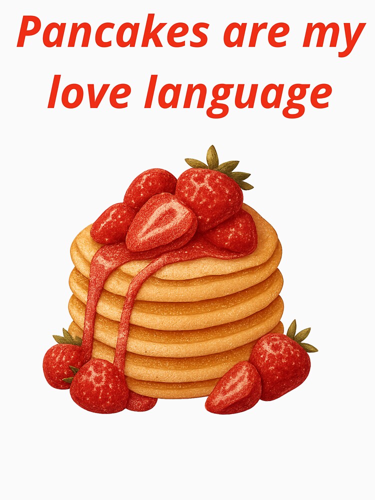 Pancakes Are My Love Language Gifts by ZemVibe Unisex , , , Long Sleeve Tee