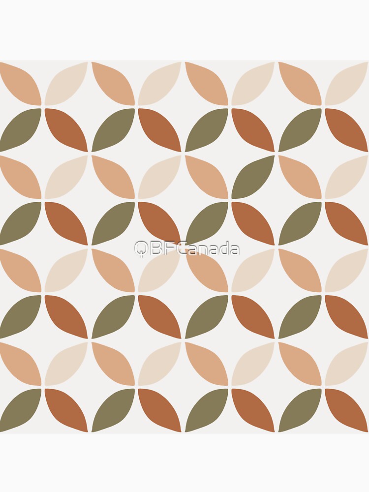 Vintage Geometric in Earth Tones by Quick Brown Fox Canada