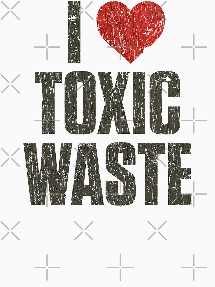 I Love Toxic Waste 1985 by AstroZombie6669 Unisex , , , Long Sleeve Tee
