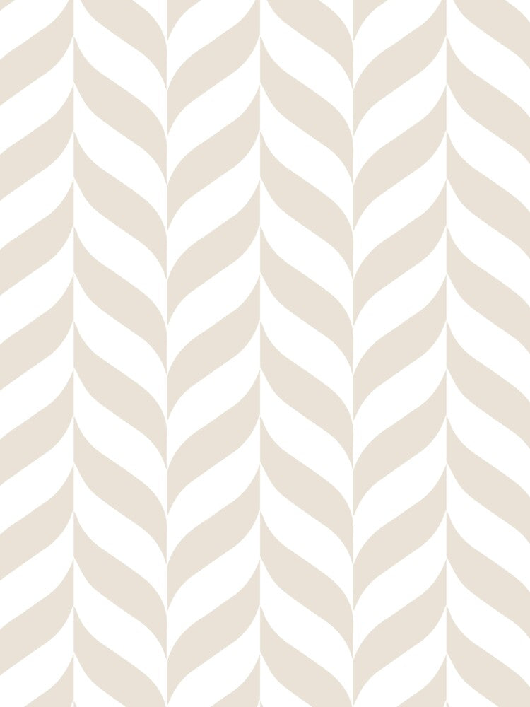 Beige and White Pretty Herringbone Pattern Pairs DE 2022 Popular Color Crisp Muslin DE6212 by ColorOfTheYears