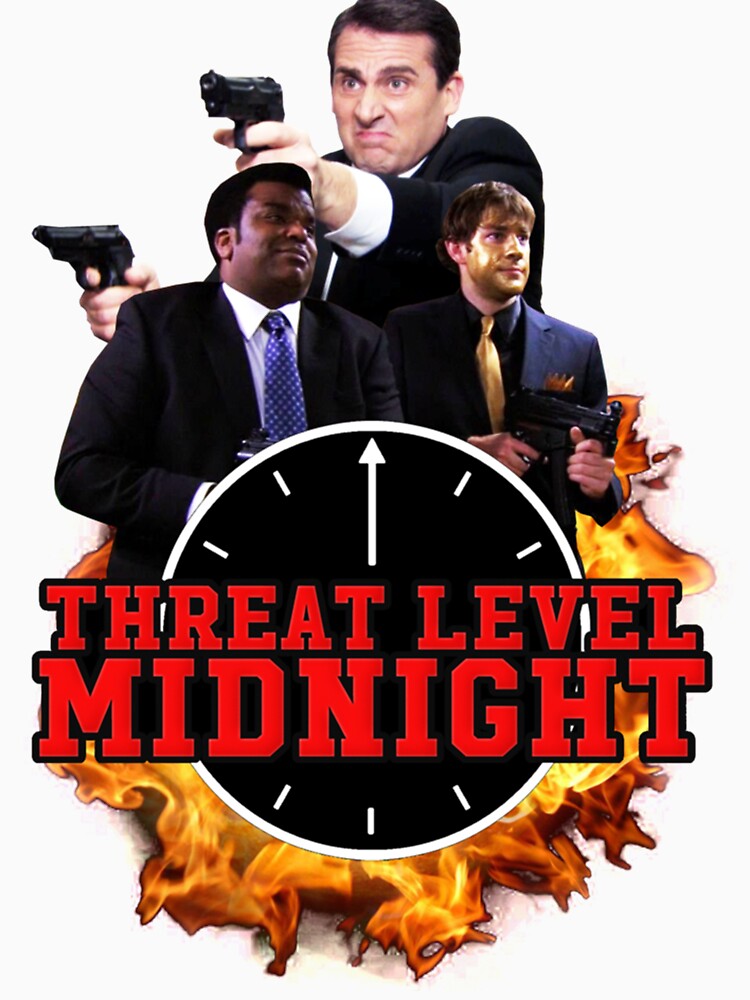 THREAT LEVEL MIDNIGHT Premium by juliemamtf Unisex , , , Long Sleeve Tee