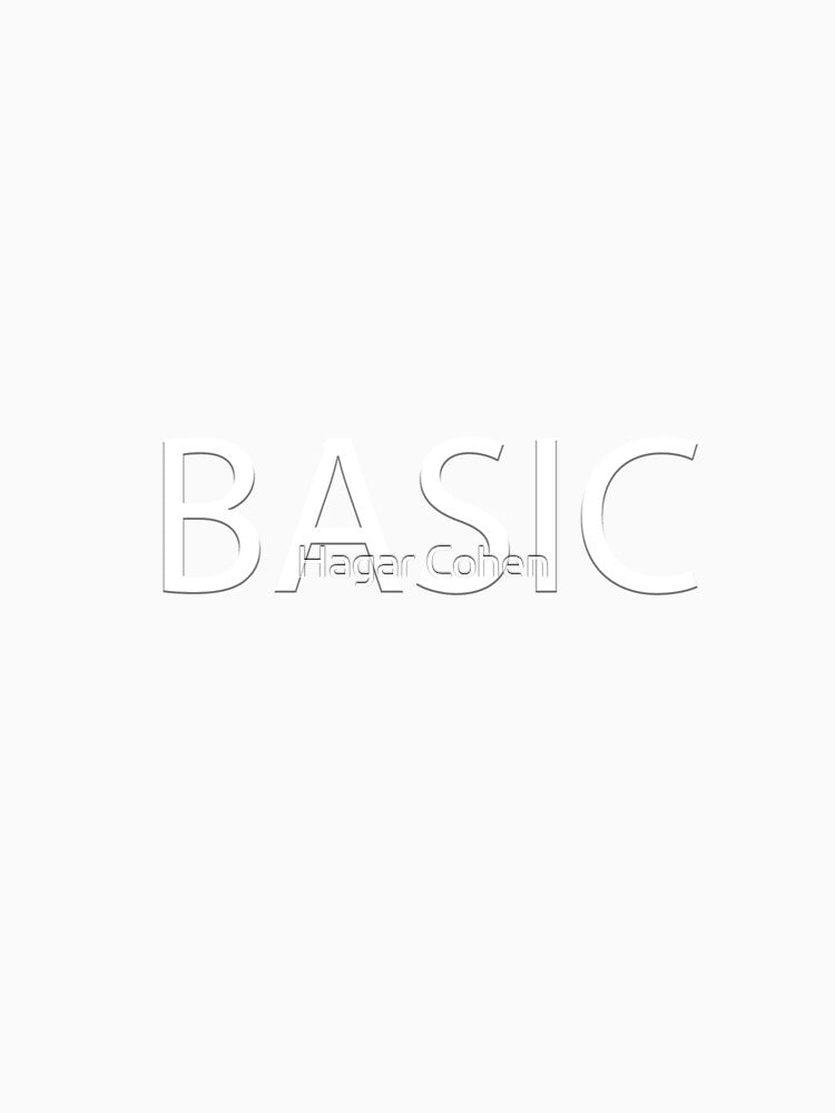 BASIC by Hagar Cohen Unisex , , , Long Sleeve Tee