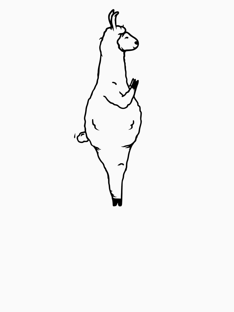 Yoga Llama by Badomir