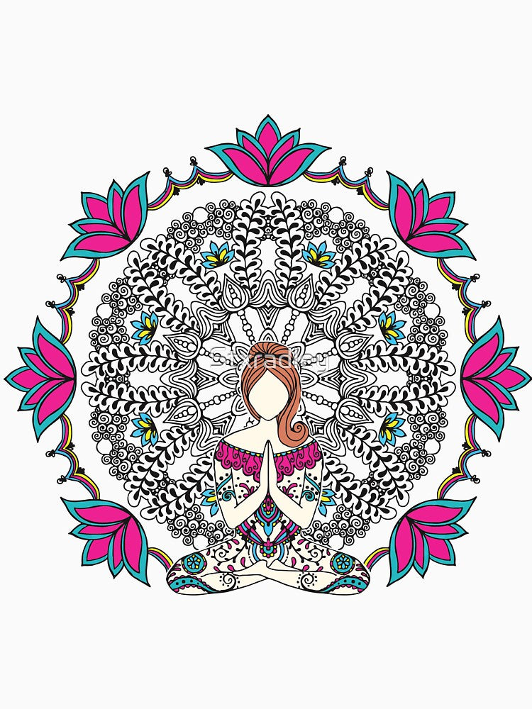 Yoga Mandala Lady by Stxradley