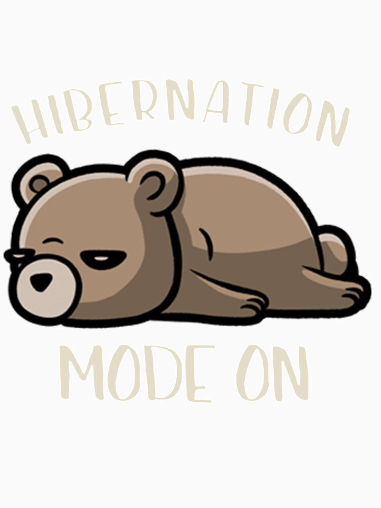 Lazy Hibernation Mode On Funny Lazy by PixelsNotPens Unisex , , , Long Sleeve Tee