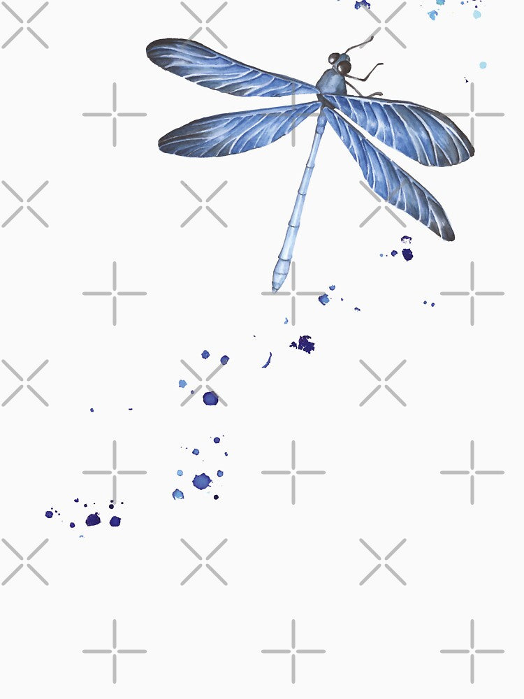 Casual Summer Funny Dragonfly Printed by johsef Unisex , , , Long Sleeve Tee