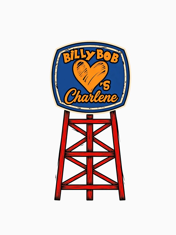 Billy Bob Loves Charlene by mahoganiart Unisex , , , Long Sleeve Tee